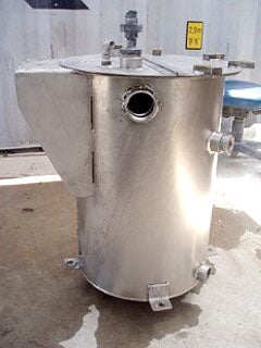 18 gallon Stainless Steel Single Shell Tank, 1' 3" diameter x 2' 11" H straight-wall - Image 3
