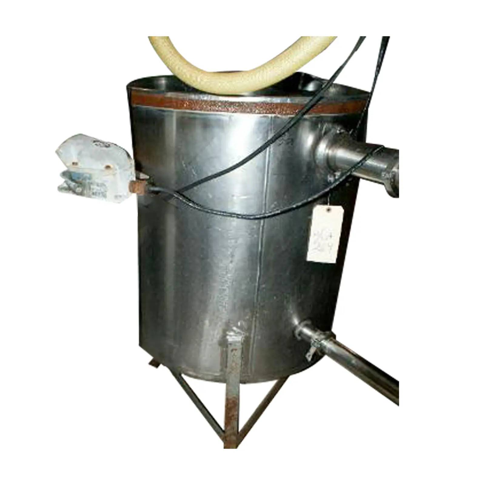 95 gallon Stainless Steel Single Wall Tank, 30" diameter x 32" deep, 5 HP pump - Image 1
