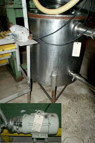 95 gallon Stainless Steel Single Wall Tank, 30" diameter x 32" deep, 5 HP pump - Image 3