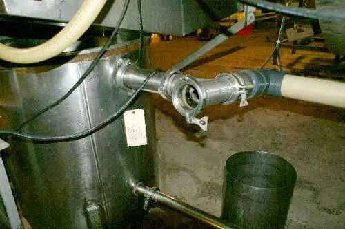 95 gallon Stainless Steel Single Wall Tank, 30" diameter x 32" deep, 5 HP pump - Image 4