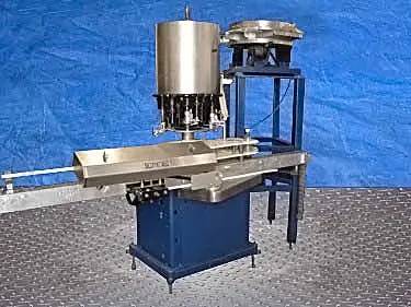 #F-30, Free Standing Consolidated 6 Spindle Capper, 200 BPM, 28 mm caps, 100" L x 41" width x 88" H Capper - Image 4