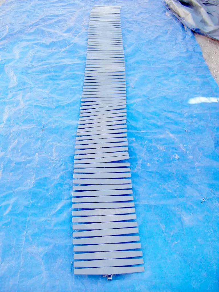 12" wide x 300' long, Plastic Conveyor Belt, (30) belt sections - Image 3