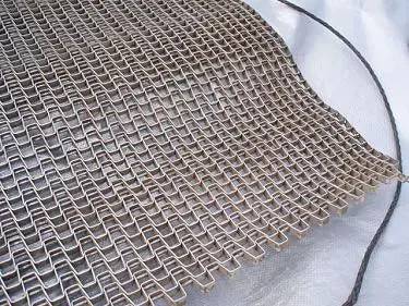 42" wide x 23' long, Stainless Steel Honeycomb Flat Wire Conveyor Belt, 0.045" thick Wire, 0.118" diameter Rod - Image 7