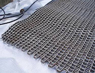 42" wide x 23' long, Stainless Steel Honeycomb Flat Wire Conveyor Belt, 0.045" thick Wire, 0.118" diameter Rod - Image 8