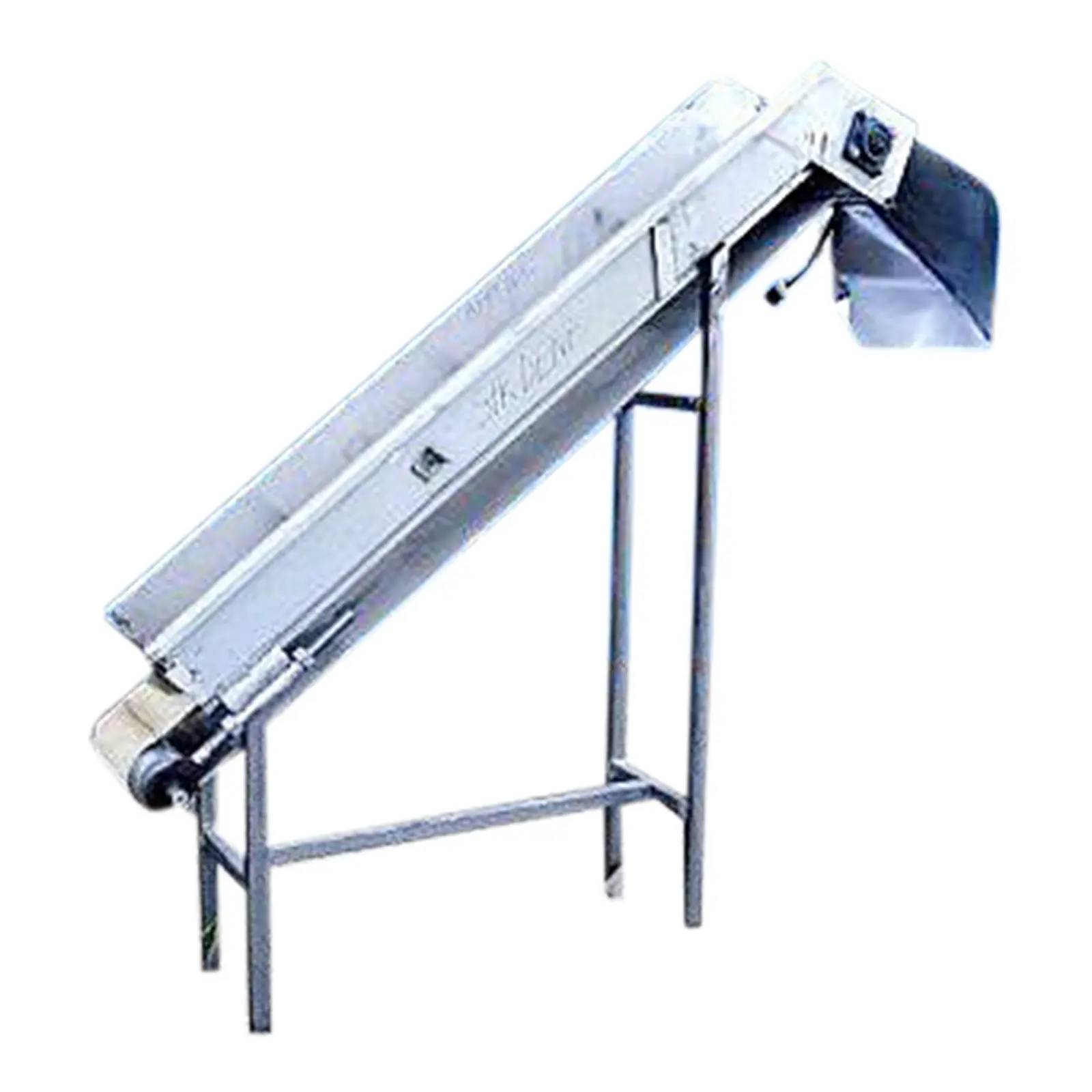 11" wide, Stainless Steel Conveyor, 0.5 HP, 1-1/2" H Cleat, 18-1/2" distance between cleats, 27" infeed H - Image 2
