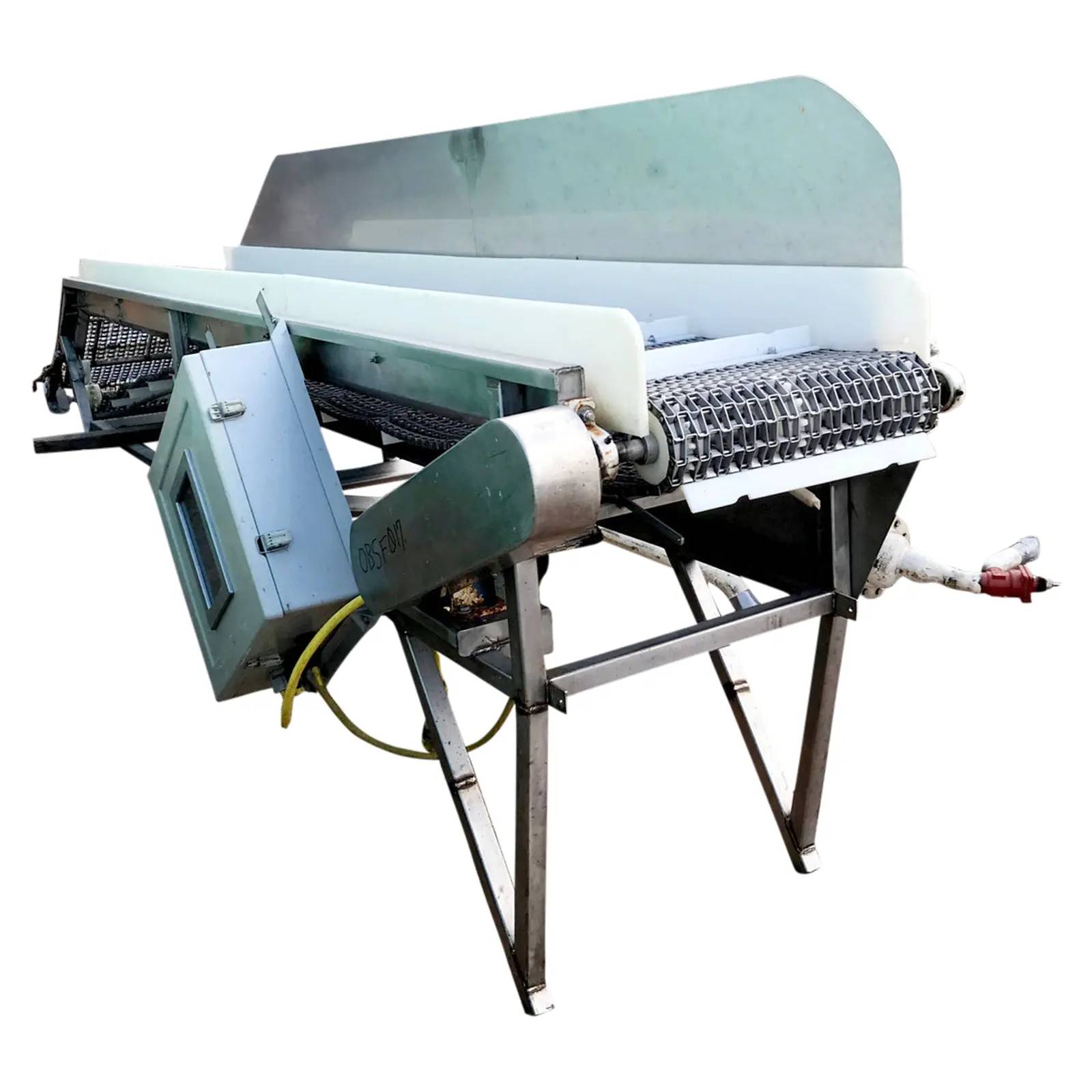 18" wide, Stainless Steel Incline Conveyor, 1.5" Cleats - Image 2