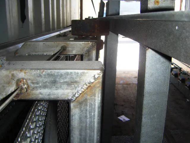 26" wide x 16' long, Stainless Steel Inclined Product Conveyor Section - Image 8