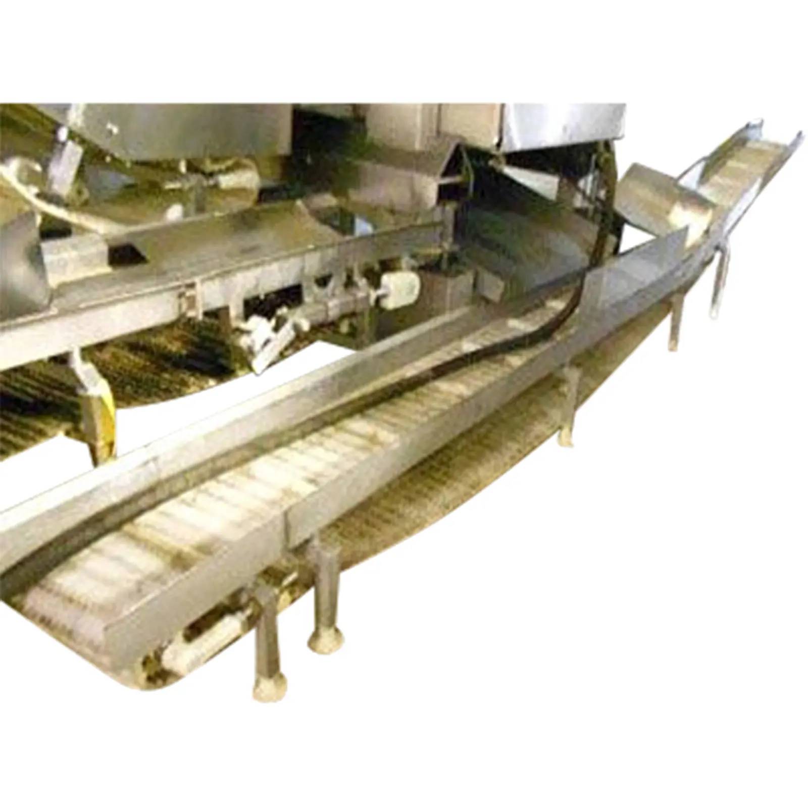 12" wide x 18' long, Stainless Steel Slight Incline Conveyor, 1" H flights spaced 12" apart, 4" side walls - Image 2