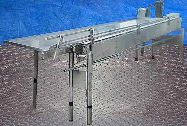 Stainless Steel Table Top Conveyor Extension with Work Table, 75 HP, 120" L x 21" width work table, 1-5/8" - Image 3