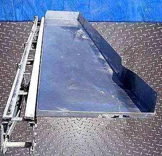 4.5" wide, Stainless Steel Table Top Conveyor Extension with Work Table, 4.5" wide belt, 18" width x 120-1/2" - Image 4