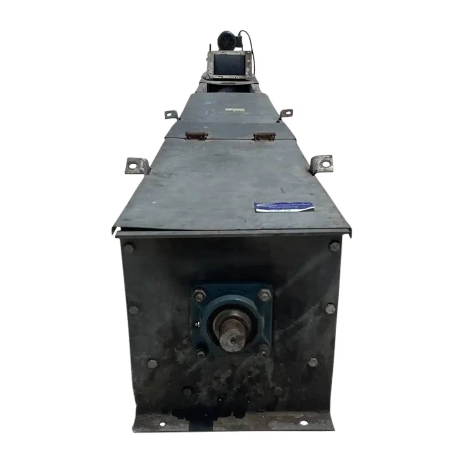 17.5' long, galvanized, 3 HP, 38" L x 17.5' width x 32" H Shipping, 200" Chute - Image 2