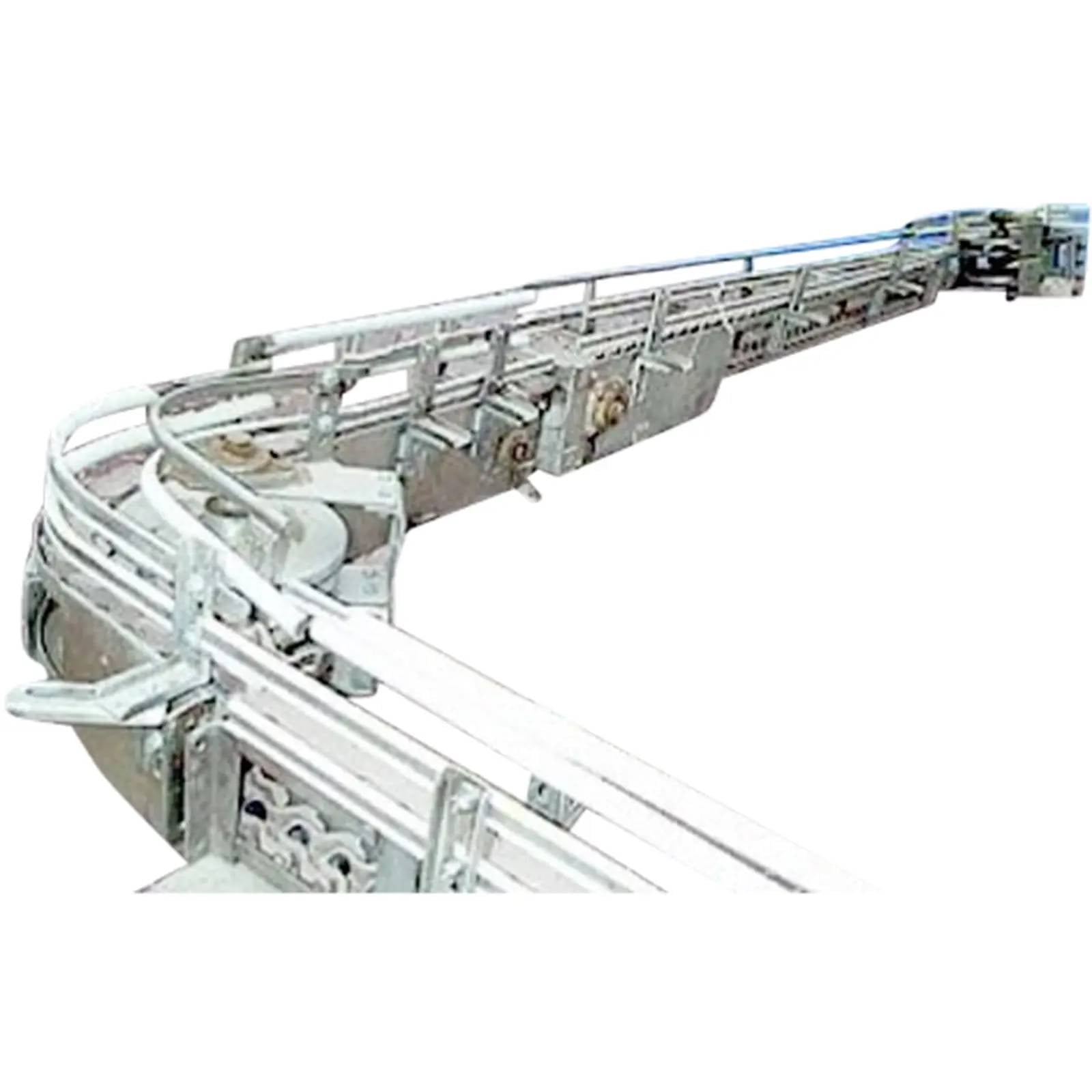 2.5" wide x 258" long, Stainless Steel Table Top Conveyor, w/ 6 removable pieces - Image 2