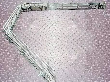 2.5" wide x 258" long, Stainless Steel Table Top Conveyor, w/ 6 removable pieces - Image 3