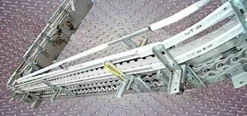 2.5" wide x 258" long, Stainless Steel Table Top Conveyor, w/ 6 removable pieces - Image 6