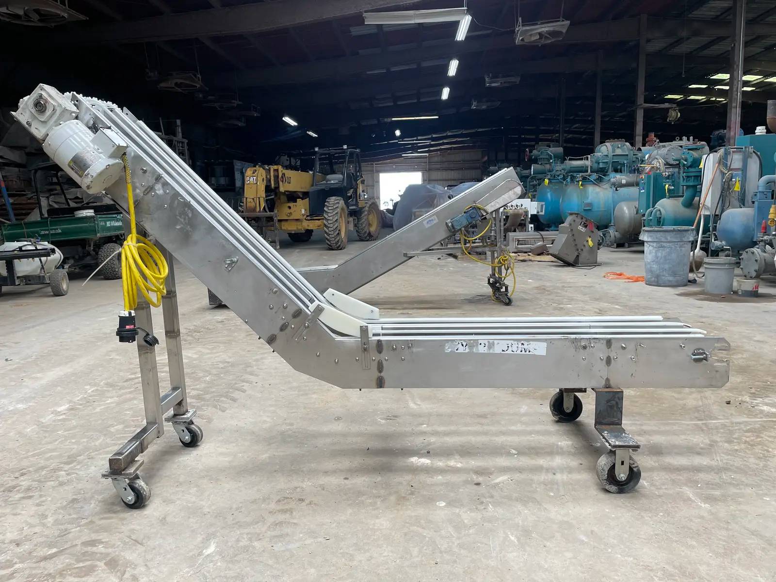 JB Industries #CON 119, Incline Portable Conveyor, 1 HP, 1998 - Image 3