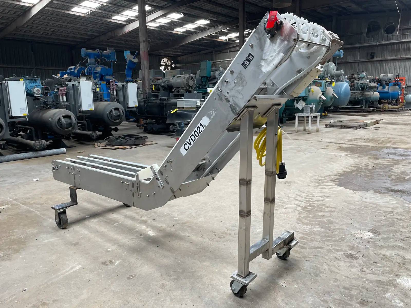 JB Industries #CON 119, Incline Portable Conveyor, 1 HP, 1998 - Image 8