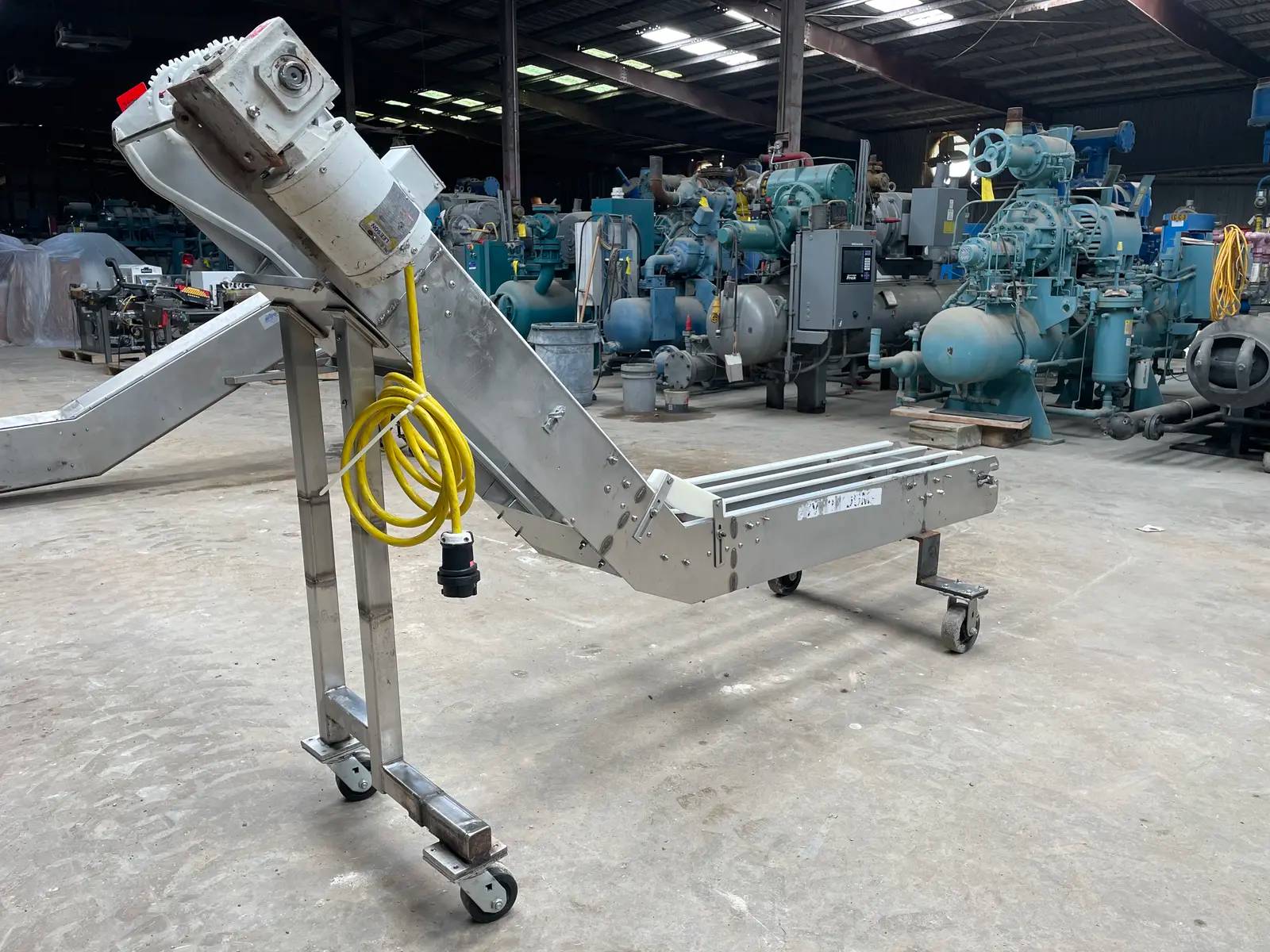 JB Industries #CON 119, Incline Portable Conveyor, 1 HP, 1998 - Image 10