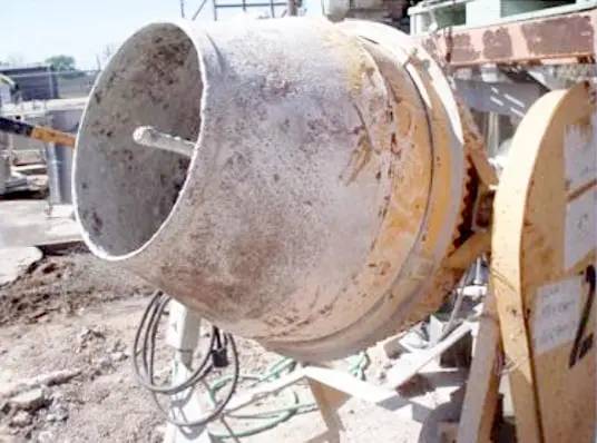 CF Gilco Gilson Concrete Mixer, Pulley ratio: 0.14. Driver pulley: 2 in. diameter Driven pulley: 1 ft. 2 in. - Image 9