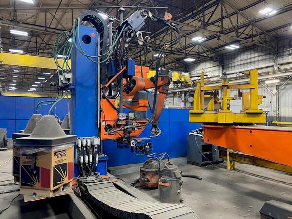 Cloos, QRC-E 410, robotic welding cell, fully programmable, 2012 - Image 6