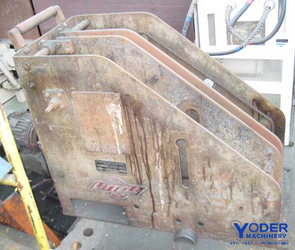 2000 lb. Littell #C20-12, non-powered coil cradle, 12" width, 48" coil diameter, 1962, #56934 - Image 4