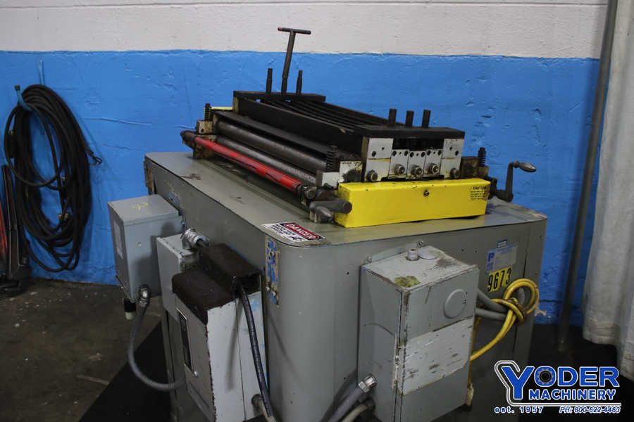 25" x .065" Press Room Equipment #PRMD25, straightener, 5 rolls, entry rolls, #75688 - Image 2