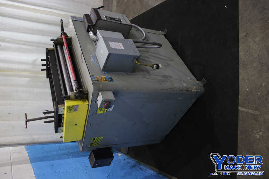 25" x .065" Press Room Equipment #PRMD25, straightener, 5 rolls, entry rolls, #75688 - Image 4