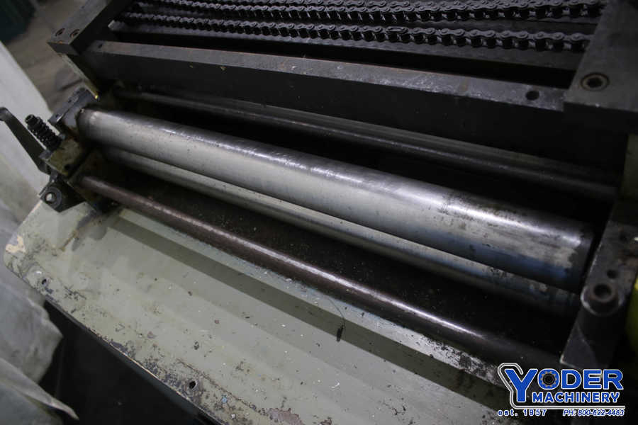 25" x .065" Press Room Equipment #PRMD25, straightener, 5 rolls, entry rolls, #75688 - Image 7