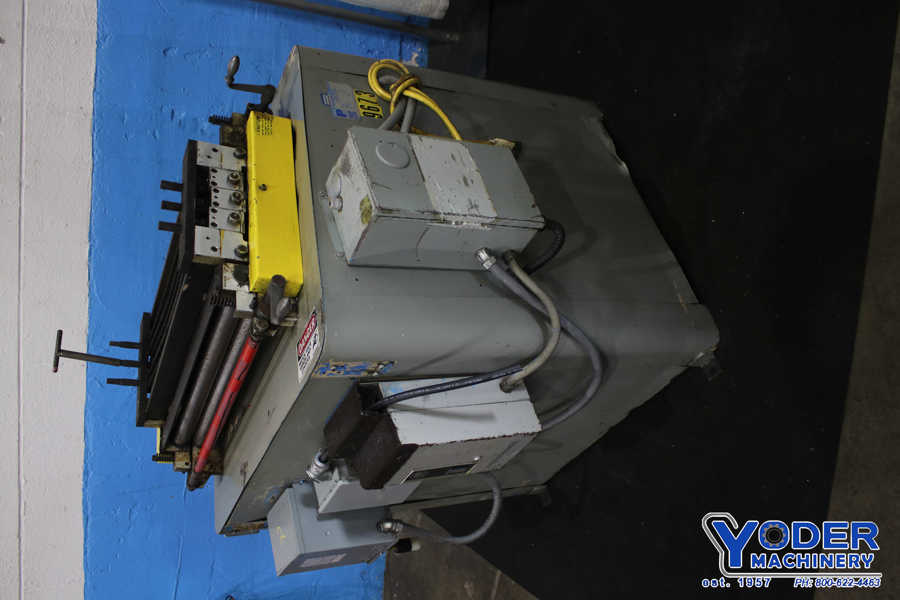 25" x .065" Press Room Equipment #PRMD25, straightener, 5 rolls, entry rolls, #75688 - Image 9