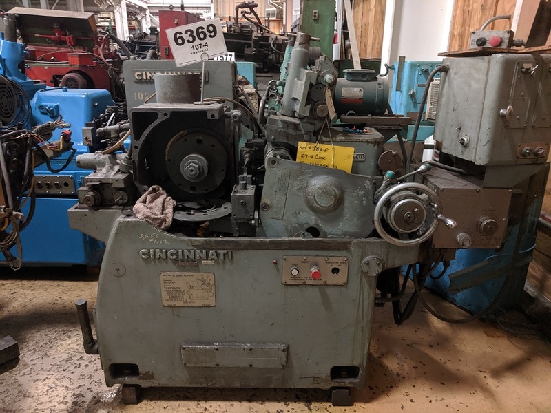 Cincinnati No. 107-4, hydraulic profile G.W.dresser, automatic infeed or infeed handle - Image 4