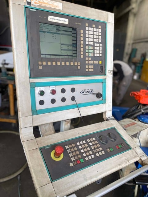 Ocean #Avenger beam line, Siemens CNC, coolant system, web center line probe, 40" x40", 2008 - Image 3