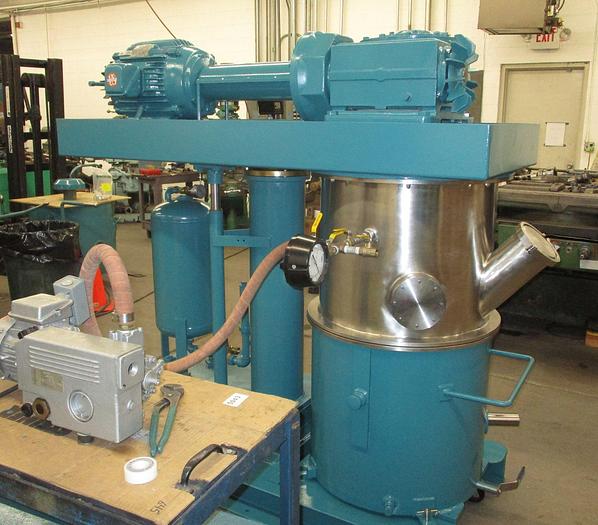 40 gallon Ross #HDM-40, double planetary mixer, Stainless Steel, vacuum, floor mount with air/oil hydraulic - Image 4