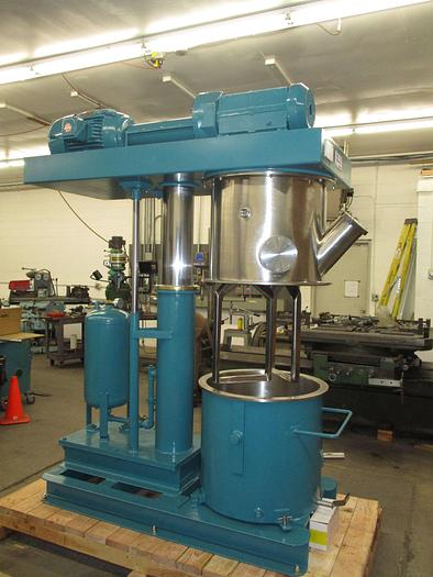 40 gallon Ross #HDM-40, double planetary mixer, Stainless Steel, vacuum, floor mount with air/oil hydraulic - Image 5