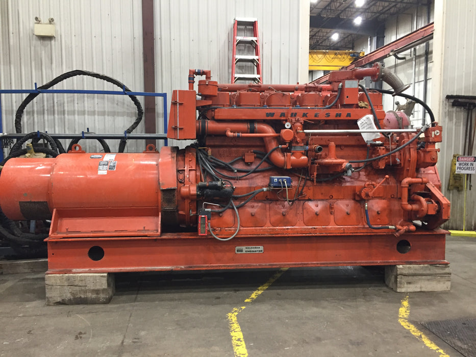 350 KW Waukesha #3521GU, Natural gas generator, 480 Volts - Image 1