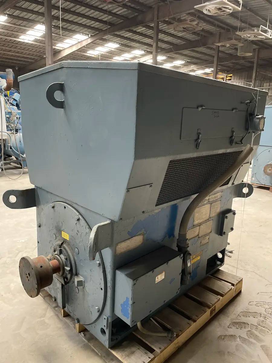900 HP 3566 RPM Teco Westinghouse screw compressor motor, Frame 3510, weather protected enclosure type 2,4000 - Image 3