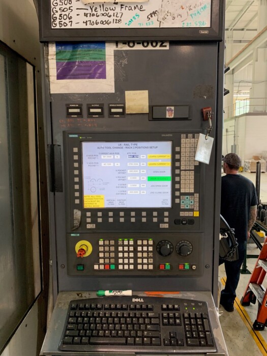 Cincinnati #U5-1500, 5-Axis gantry mill, Siemens Sinumerik 840D, 1178" X Travel, 144" Y Travel, 60" Z, 63 - Image 2