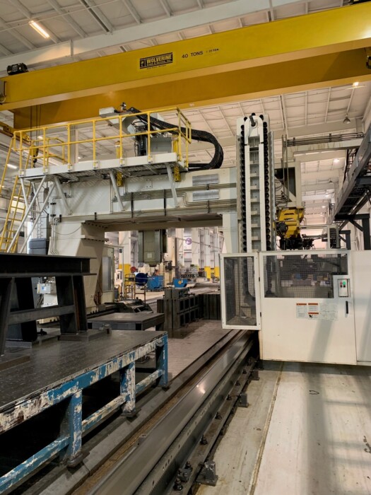 Cincinnati #U5-1500, 5-Axis gantry mill, Siemens Sinumerik 840D, 1178" X Travel, 144" Y Travel, 60" Z, 63 - Image 8