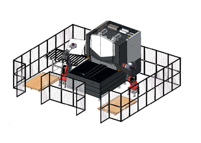 55" Bescutter Omni Series 15 Axis Automatic Flexible Panel Bender, new - Image 3