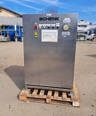 Schenk Niro #1200/175, sheet/pad filter, Stainless Steel, 48" x48", 295 plates, jacketed tank, 1998 - Image 5