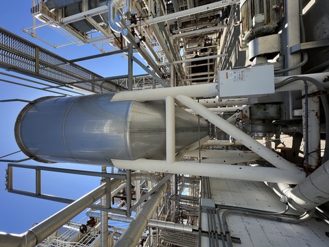 2500 gallon l & a stainles & A Stainless, 304 Stainless Steel tank, 6' dia. x 10' straight side, 5' cone - Image 3