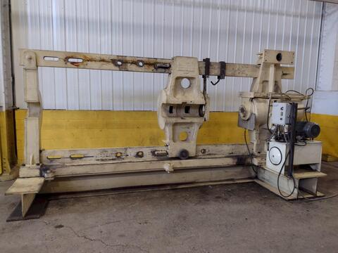 300 Ton, Shepard-Niles #142, hydraulic horizontal wheel / bearing press, pendant Control - Image 2