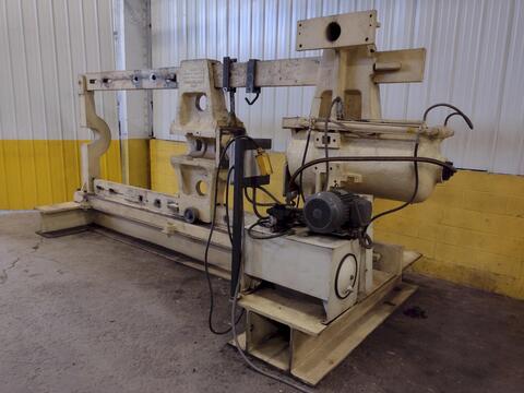 300 Ton, Shepard-Niles #142, hydraulic horizontal wheel / bearing press, pendant Control - Image 3