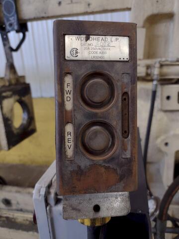 300 Ton, Shepard-Niles #142, hydraulic horizontal wheel / bearing press, pendant Control - Image 6