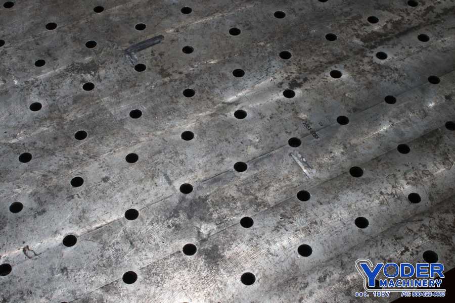 53-1/2" x 54" x 1-3/4", Drilled & tapped plate, #76525 - Image 4
