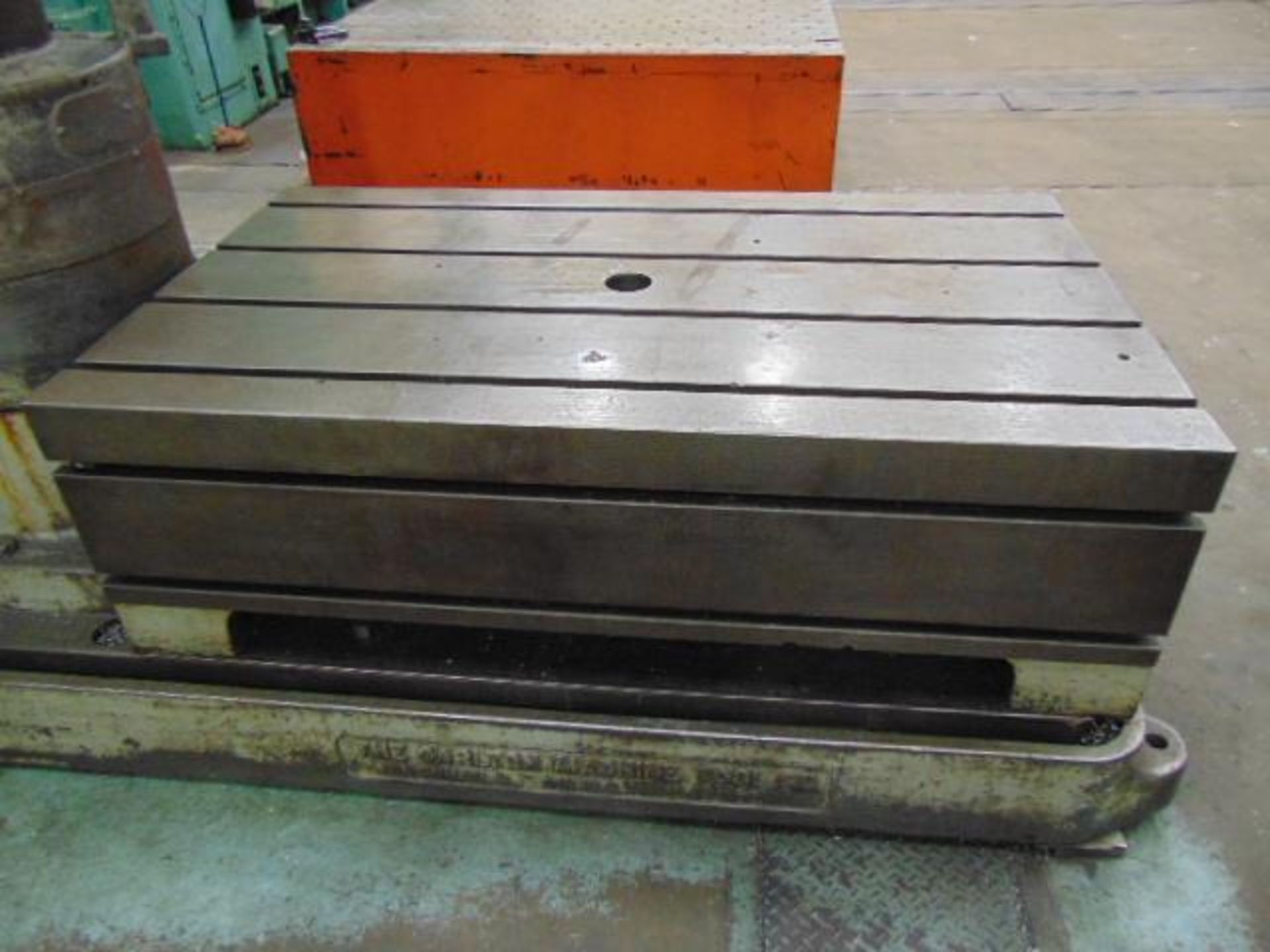 5' -13" Carlton #3A, box table, tapping, power arm elevation, power clamping to arm, column & head, #5MT - Image 3