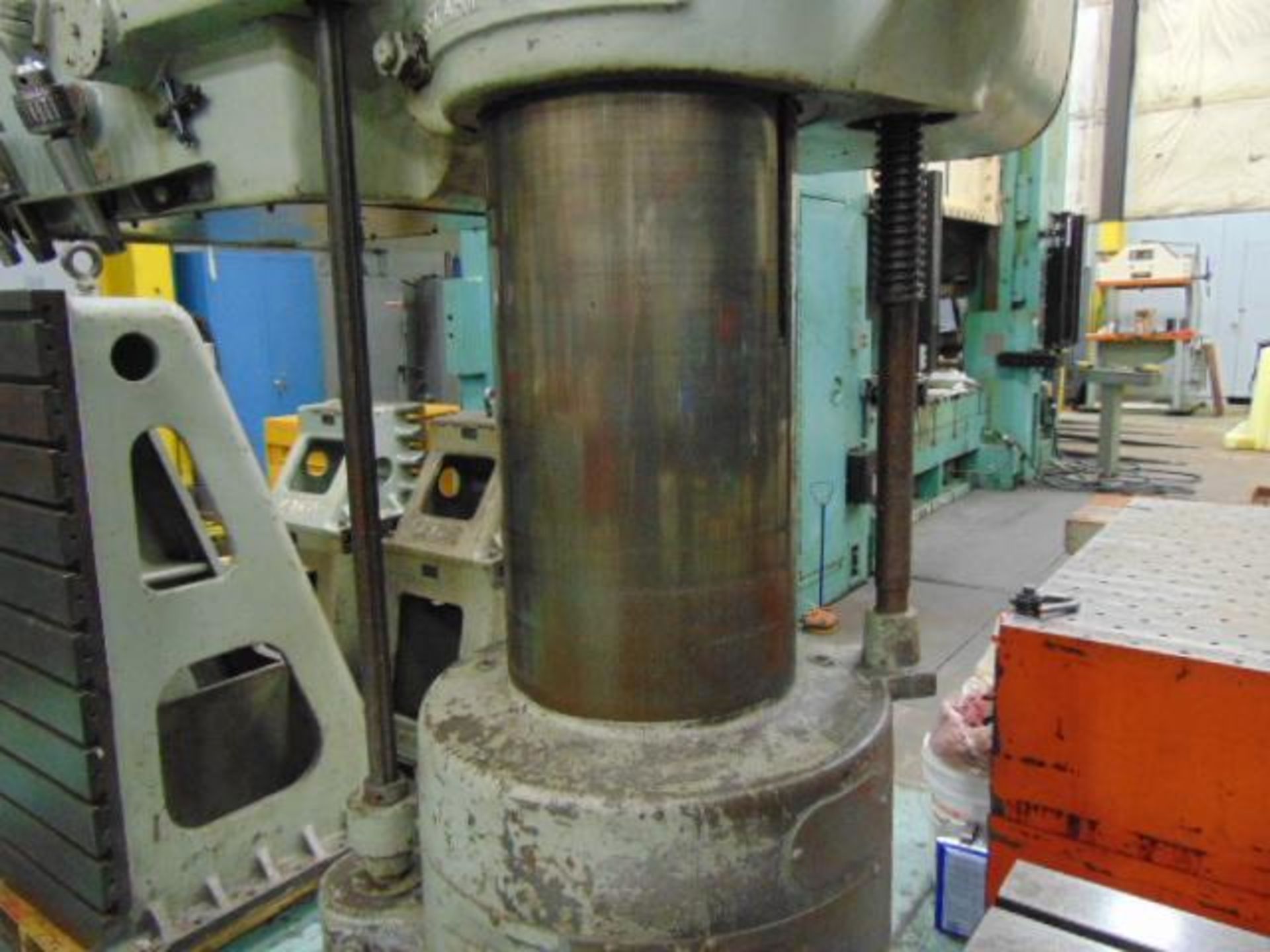 5' -13" Carlton #3A, box table, tapping, power arm elevation, power clamping to arm, column & head, #5MT - Image 7