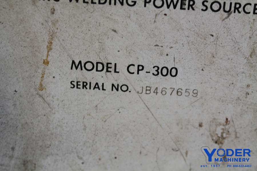 Miller #SP-300, 33/16.5 amps, 230/460 V., serial #JB467659, #62287 - Image 4