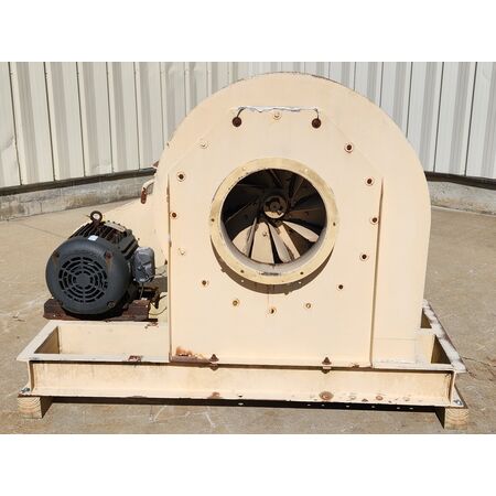 6800 cfm @ 18 S.P., Buffalo Forge Company #35-AW, Centrifugal Exhauster Fan, 50 HP, 1765 RPM, 14.62" inlet - Image 2