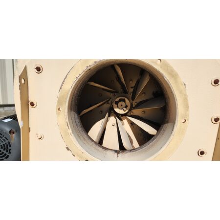 6800 cfm @ 18 S.P., Buffalo Forge Company #35-AW, Centrifugal Exhauster Fan, 50 HP, 1765 RPM, 14.62" inlet - Image 3