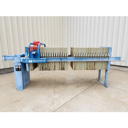 31" M. width Watermark #FP800G32L-19/37-10/20ASX, Recessed Chamber Plate & Frame Filter Press, 800 mm, 20 - Image 3