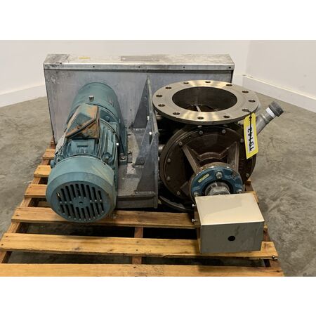 10" Flotronics, Stainless Steel Rotary Airlock Feeder Valve, 3 HP, 16.5" line H, 230/460 V, 17 RPM - Image 2